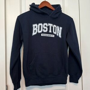 Youth Boston MA Hoodie Sweatshirt.